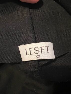 LESET Rio Straight Pants Black